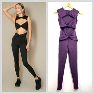 Port De Bras Lauren Active Jumpsuit in Fig Size XS